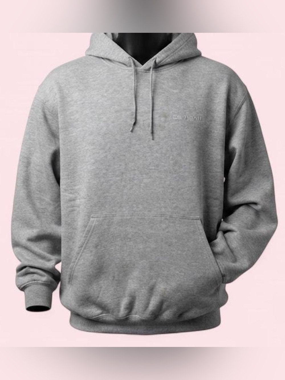 Vintage 1990s Carhartt Heather Gray Distressed Thrashed Hoodie Men’s M
